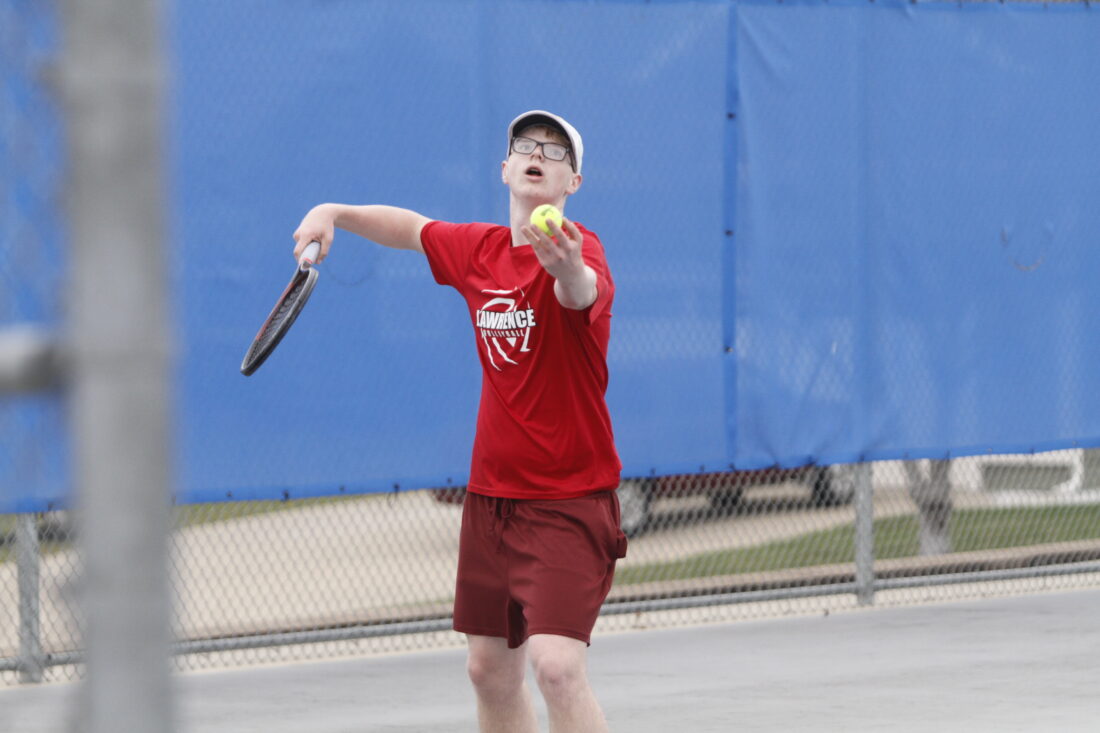 Lawrence boys win over half of their matches in road tennis quad | News ...